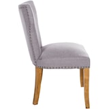 thumbnail of Lot de 2 chaises de salle à manger Zadar tissu Gris/Antique clair