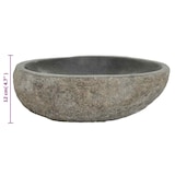 thumbnail of vidaXL Wastafel ovaal (29-38)x(24-31) cm riviersteen