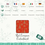 thumbnail of Rote Geschenkpapierrolle Evergreen Enchantment 62cm x 90m – Wiederverwertetes Weihnachtspapier