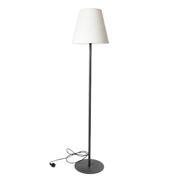 Lumisky Lampada da terra STANDY E27 alimentata a rete, altezza 150 cm Acciaio grigio