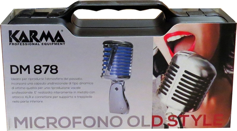 Karma Microphone rétro DM 878 - Mallette de transport | METRO
