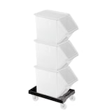 thumbnail of GILAC Bac à ingrédients 40 L + couvercle transparent - Blanc G144825