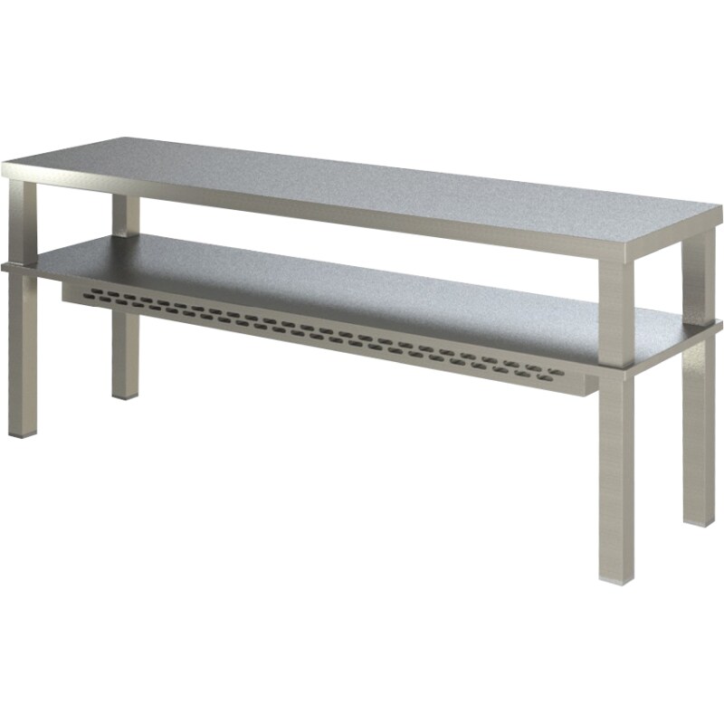 KBS bovenkast 2 niveaus met warmtemodule 1600x350x700 mm 230 Volt 0,8 kW