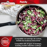 thumbnail of Magefesa Family - Juego de Cocina, Acero Inoxidable, 5 Piezas, Incluye 2 Ollas + Cazo + 2 Tapas de Vidrio, Todo tipo de Cocinas, Induccion