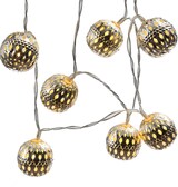 thumbnail of LED Deko Lichterkette 8 Kugeln Metallbälle orientalisch marokkanisch