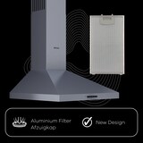 thumbnail of Wiggo WE-A630P(W) - Wandschouw Afzuigkap - 60cm - Wit