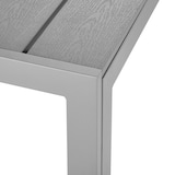 thumbnail of tectake Table de jardin carrée MAREN pieds réglables 90 x 90 cm x 74,5 cm - argent - 402955