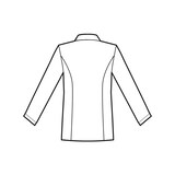 thumbnail of Isacco Coreana con Alamari. Unisex. Blanco. Manga Larga. sin Galones P-S