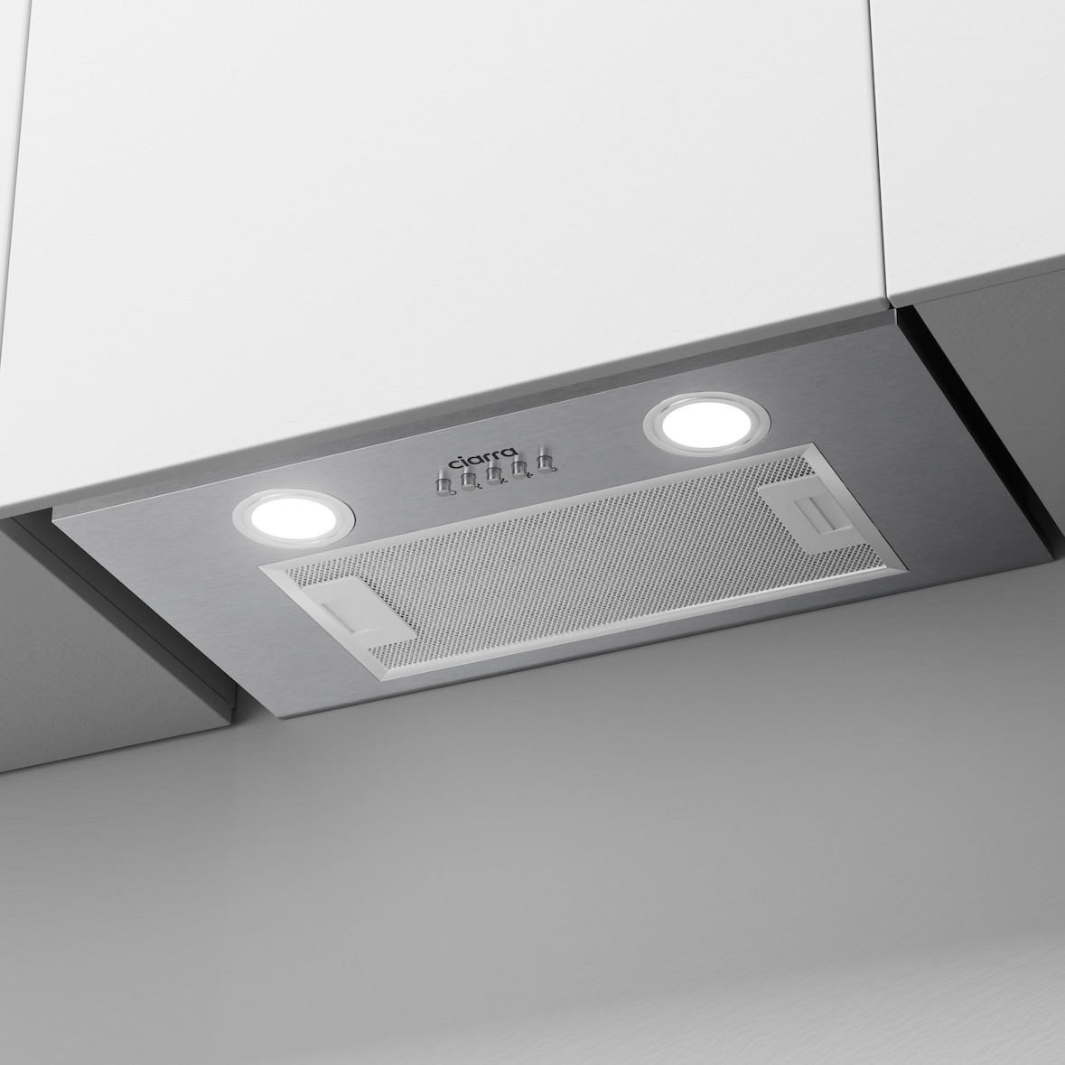 CIARRA Exaustor de Parede Embutido 52cm 300m³/h Exaustor Embutido VMS5913A