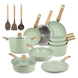 thumbnail of Menastyl - Set 13 pièces cuisson colorama céladon en aluminium induction
