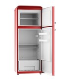 thumbnail of EVVO Frigorífico 2 puertas F45 Retro Rojo, refrigerador 170 litros, congelador 45 litros, diseño vintage,  Rojo