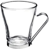 thumbnail of Bormioli Rocco Juego de 3 Vasos de Cristal para Capuchino, Línea Oslo, 22cl