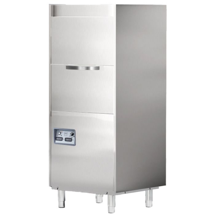 METRO PROFESSIONAL Vaatwasser GHP1300SW, 68.5 x 72 x 169 cm 400 V, 1,3 L/cyclus, zonder afvoerpomp