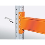 thumbnail of PROREGAL Palettenregal | Tall | HxBxT 350x565x110cm| Fachlast 3000 kg | 3-Ebenen | Grundfeld