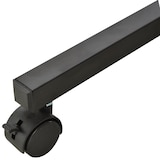 thumbnail of Mesa Auxiliar de Sofá 80x40 cm Mesa Lateral en Forma de C con 4 Ruedas Giratorias Frenos Altura Ajustable 3 Niveles de 72-82 cm para Salón Cocina