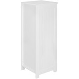 thumbnail of Badschrank Landhaus Badezimmerschrank Holz weiß Schubladen Beistellschrank klein