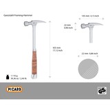thumbnail of Picard Typ 790 Ganzstahl-Latthammer mit Ledergriff, geraute Bahn