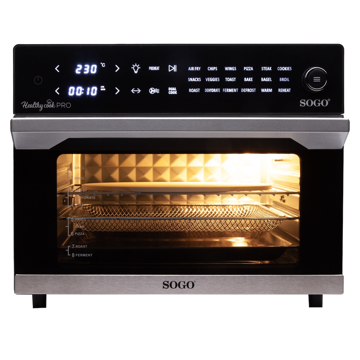 Freidora + Horno Sin Aceite Healthy cook