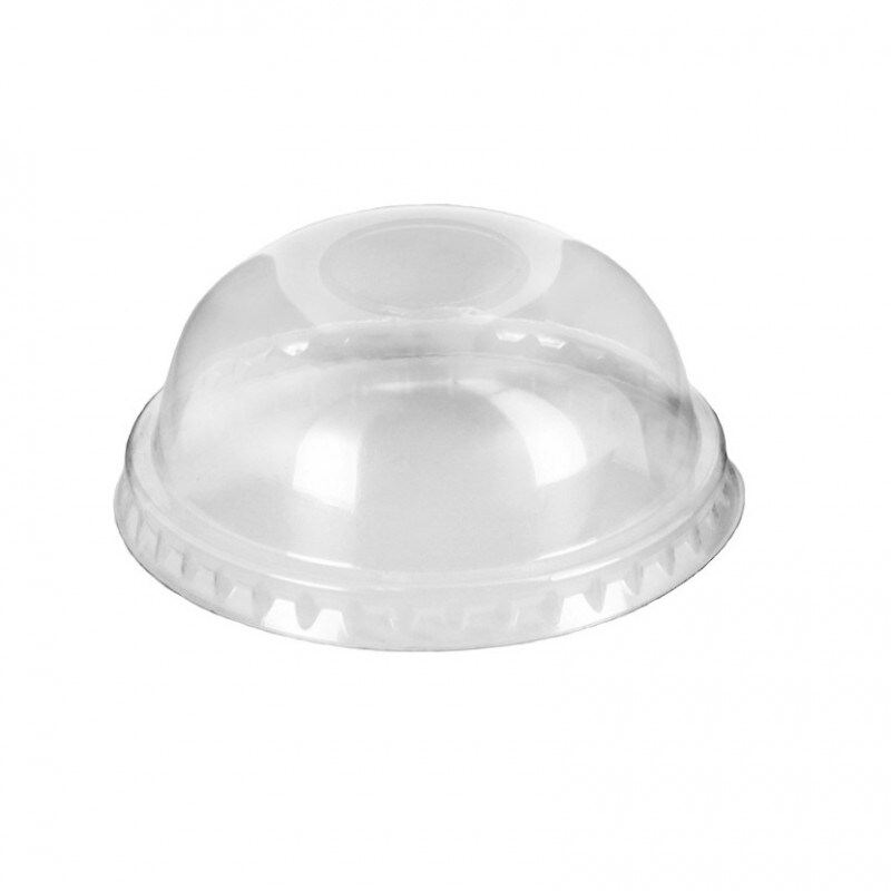 50 pezzi. Coperchio ermetico in PET per bicchieri ECO in fibra (8Ø) Ref PW209POPETL80D