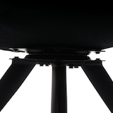 thumbnail of 6er-Set Esszimmerstuhl HWC-G66, Küchenstuhl Stuhl, drehbar Auto-Position Stoff MVG ~ creme, mit Armlehne
