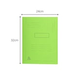 thumbnail of Exacompta  Cod. 445013E - Cartelle stampate con 2 alette Forever® 290 g/mq - F.to 24x32cm -  verde brillante  - Confezione da 50 pz.