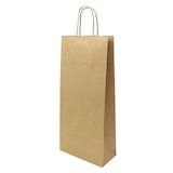 thumbnail of MONOUSO - Bolsa Papel Kraft para Botellas Asas 115g/m² 18+8x39cm (250 Uds)