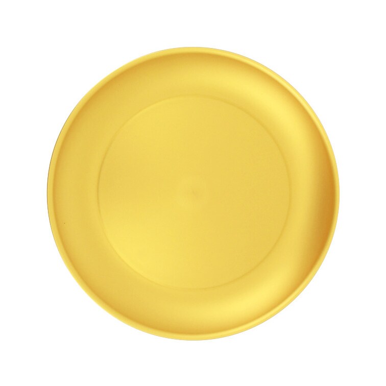 MONOUSO - Wiederverwendbare Plastikteller PP-MF Gold Ø23,5cm (54 Stück)
