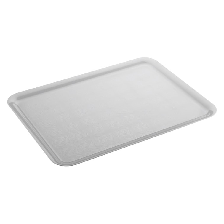 MONOUSO - Serviertablett Plastik "Tray" Weiß 50x37cm (24 Stück)
