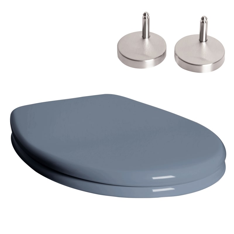 WC Sitz mit Softclose Toilettensitz grau WC-Sitz Toilettendeckel WC-Deckel