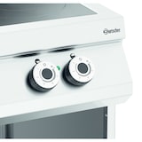 thumbnail of Elektrisch fornuis - glaskeramisch met 2 stralingszones - open onderstel - Bartscher. Bartscher