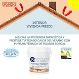 thumbnail of Pintura Térmica Anti-Calor Tejados de Pizarra (Blanco, 15l) - Impermeabiliza y aísla del calor y baja la temperatura interior
