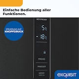 thumbnail of Exquisit Kühl-Gefrierkombination KGC5350-105-NF-040C inoxlook-az | 347 l Nutzinhalt | No Frost | Energieklasse C | Digitalanzeige | Schnellgefrieren