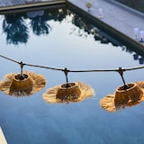 thumbnail of Lumisky Guirlande connectable TAHITI 175 ampoules E27 107M Paille Beige