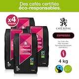 thumbnail of Café en grains | Espresso 4x1kg | Café Royal Pro | Certifié Max Haavelaar