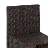thumbnail of Outsunny Set Mobili da Giardino in Rattan Marrone 5pz Tavolo e Sedie