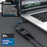thumbnail of CSL USB-Soundkarte Surround Sound, mini externe USB Soundkarte mit Lautstärkenregelung