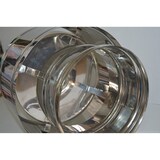 thumbnail of Fumaiolo comignolo cappello antivento a forma di Botte acciaio inox da 8 a 25 cm - 10 cm