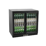 thumbnail of METRO Professional Frigo vetrina per bevande GBC3102, alluminio/vetro, 90 x 52 x 86.5cm, 198 L, ventilata, 2 porte, nero