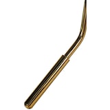 thumbnail of Barkruk Braga goud fluweel grijs