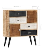 thumbnail of Helloshop26 - Buffet credenza cassettiera armadio mobile contenitore organizer per cucina soggiorno salotto 70 x 30 x 78 cm legno 02_0029639