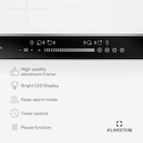 thumbnail of DualTone Hybrid Induktionskochfeld | Flex Zone | LED Display | Slider Control | 7200 W Weiß