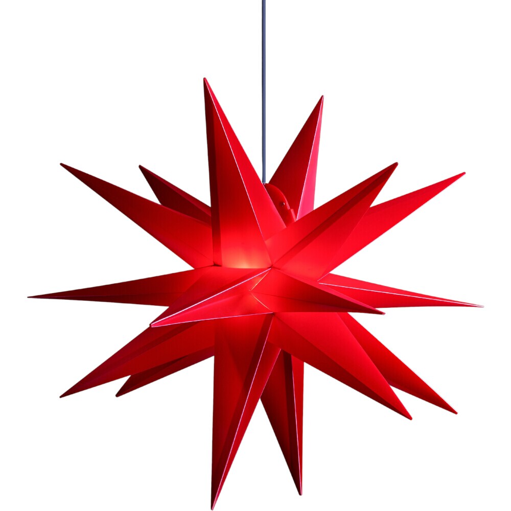 Sterntaler Stern 18 Zacken rot 65 cm
