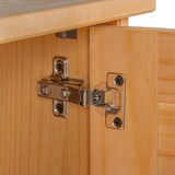 thumbnail of Helloshop26 - Rechteckiger Badezimmerschrank 37,5 x 34 x 80 cm mit praktischem Stauraum rustikaler Stil braunes Mangoholz 02_0057905