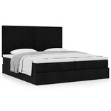 thumbnail of vidaXL Ottoman-Bett mit Matratzen Schwarz 200x200 cm Stoff