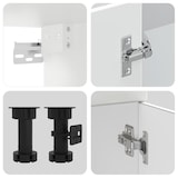 thumbnail of vidaXL 8-tlg. Küchenschrank-Set Porto Weiß Holzwerkstoff
