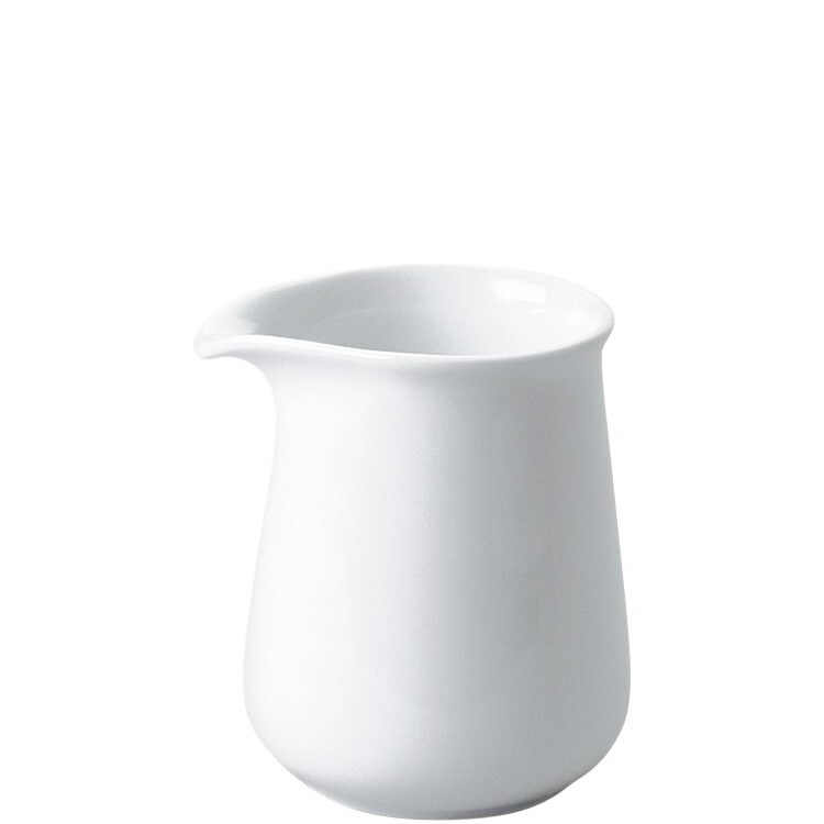 KAHLA 391015A90039C Five Senses Milchgießer 0,30 l |weißes Sahnekännchen aus Porzellan