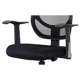 thumbnail of SIGMA Silla de oficina SC17, plástico, altura de asiento regulable, negra