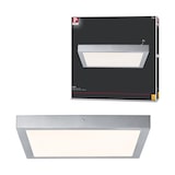 thumbnail of Paulmann LED Panel Lunar  eckig 400x400mm  22W 1700lm 3000K Chrom matt  70651