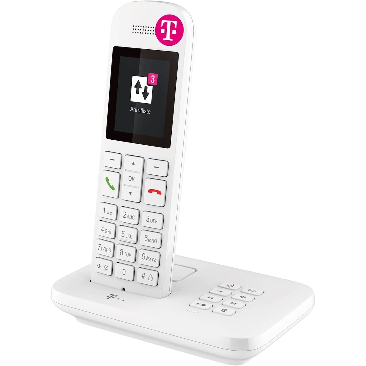 Telekom Sinus A12 mit Basis und AB weiß
