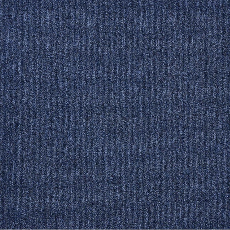 Loseta de moqueta azul royal 50 x 50 cm / caja 40 uds. - 10m² / hogar / oficina / comercio